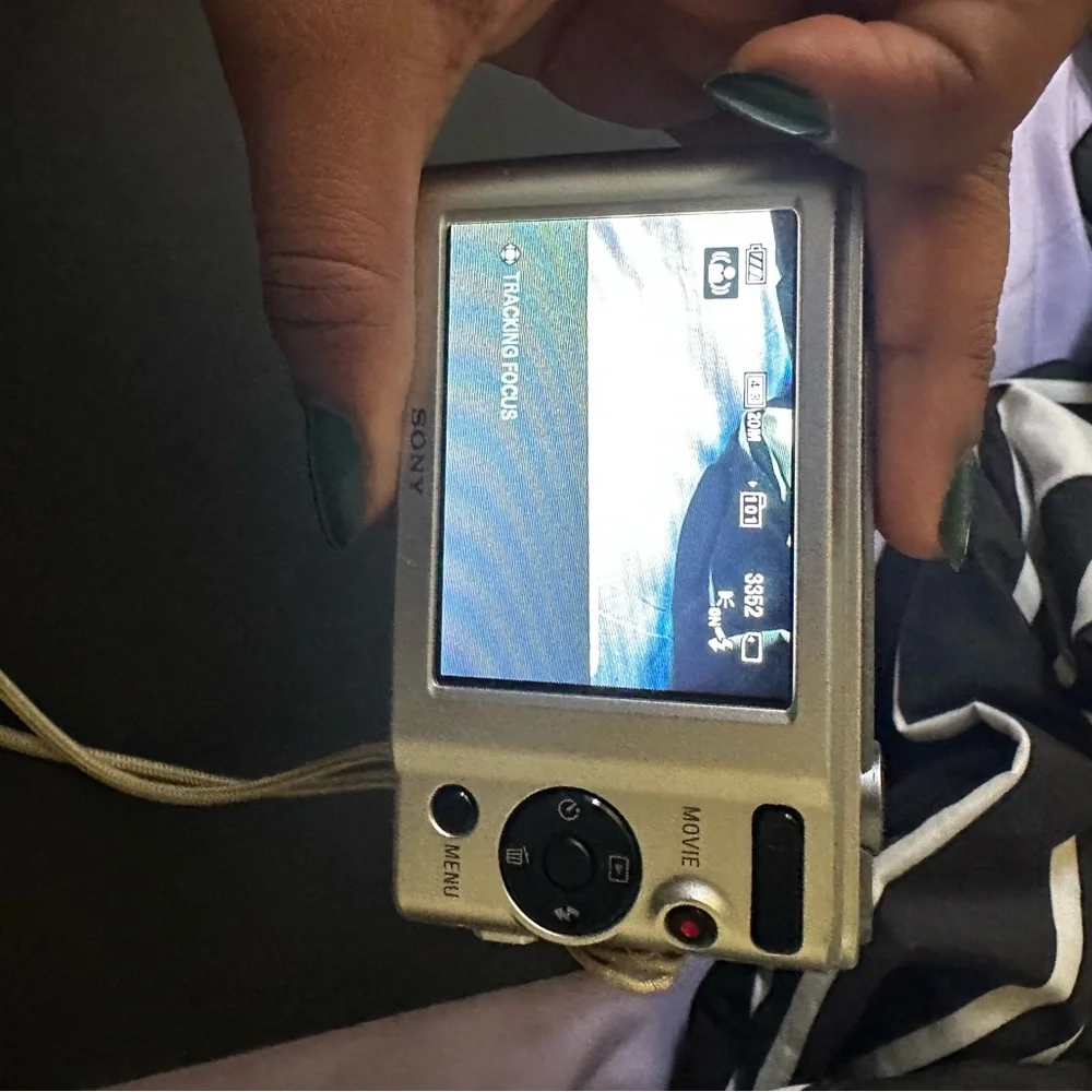 Sony cybershot  Silver Digital Camera Compact and Stylish